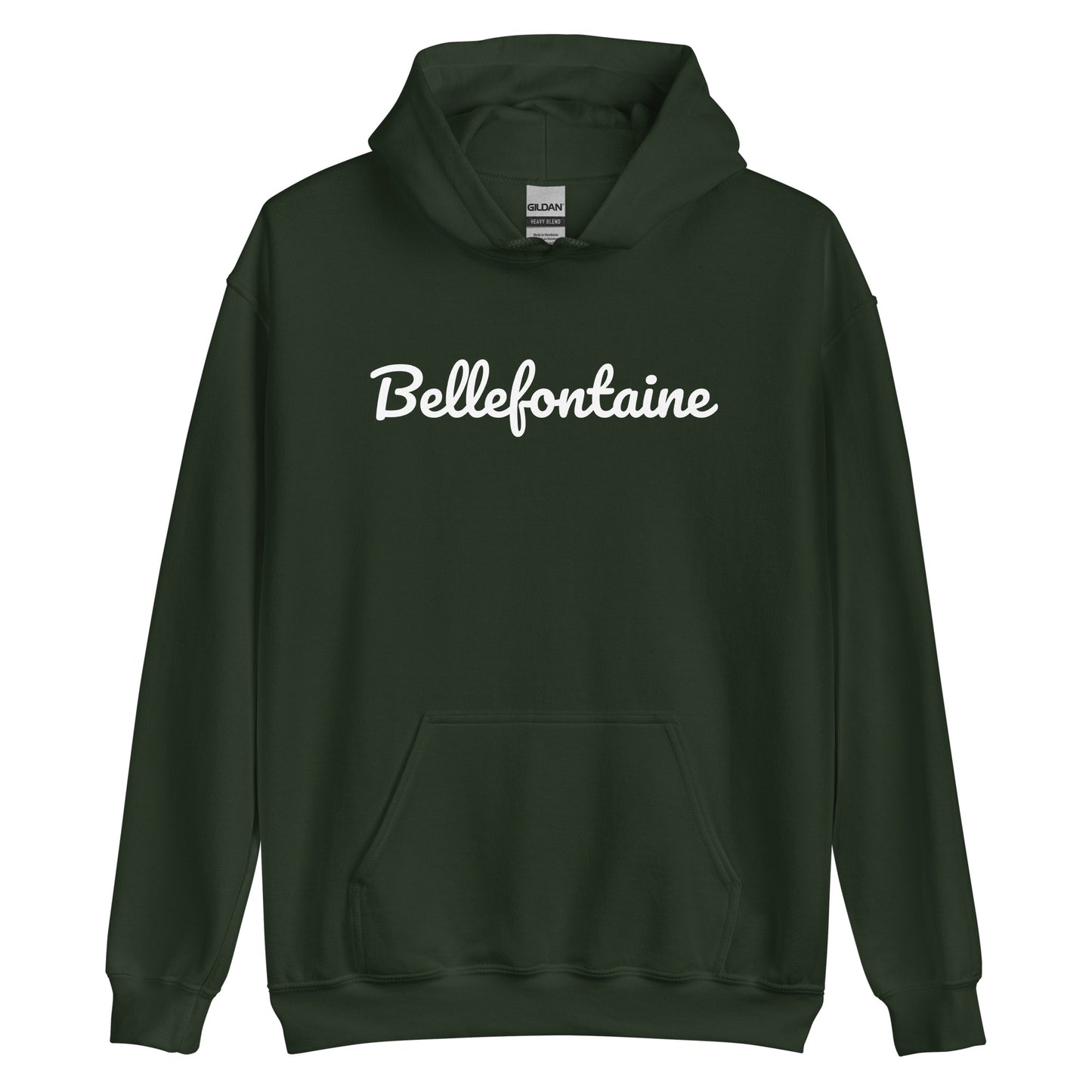 Bellefontaine Ohio Solo Script Unisex Hoodie