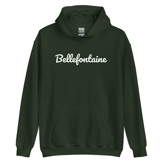 Bellefontaine Ohio Solo Script Unisex Hoodie