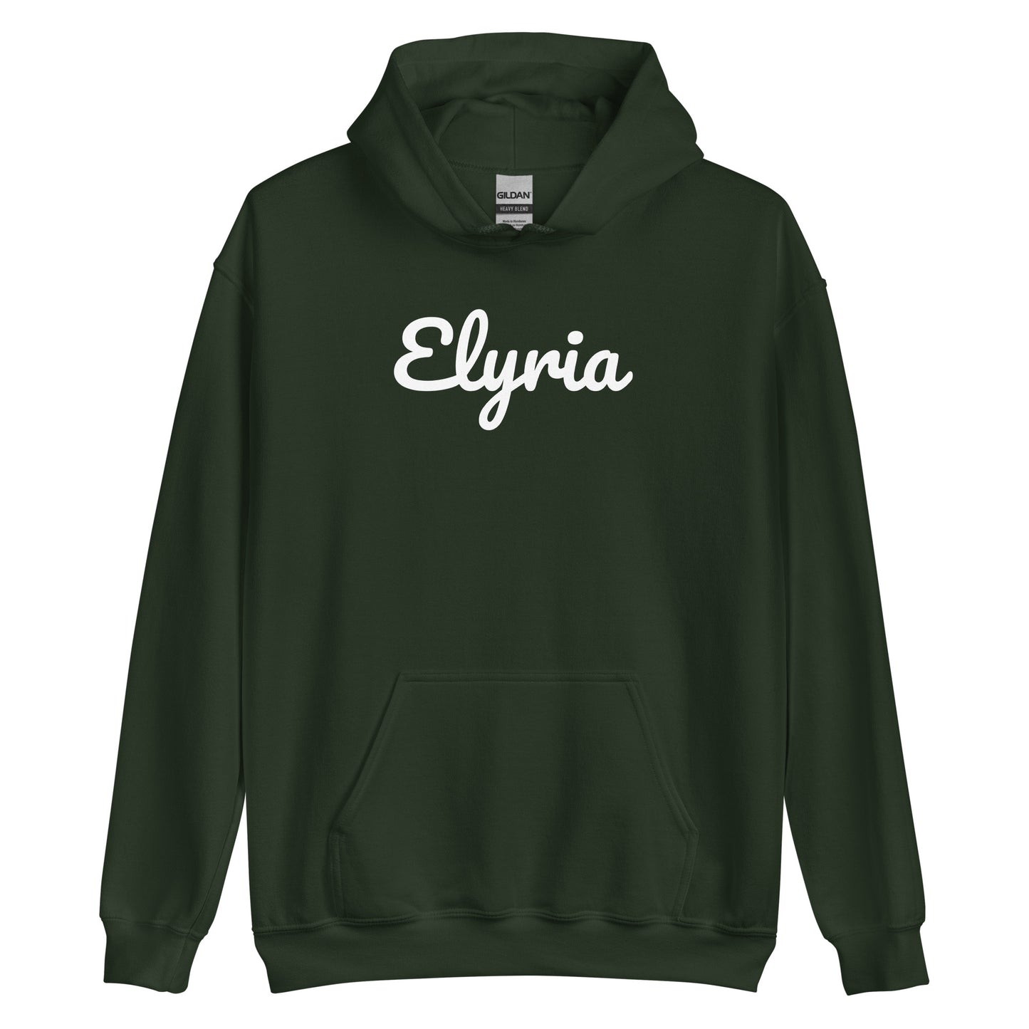 Elyria Ohio Solo Script Unisex Hoodie