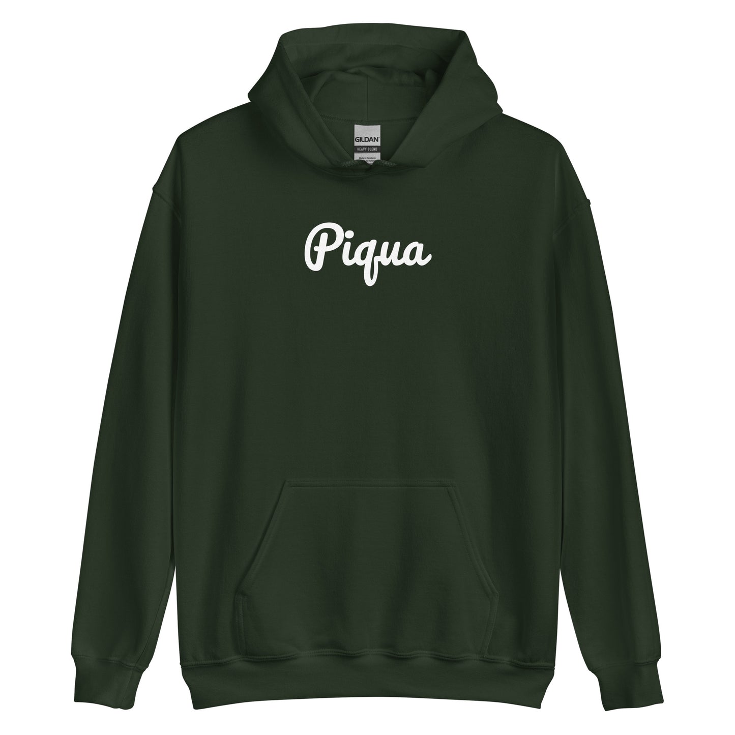Piqua Ohio Solo Script Unisex Hoodie