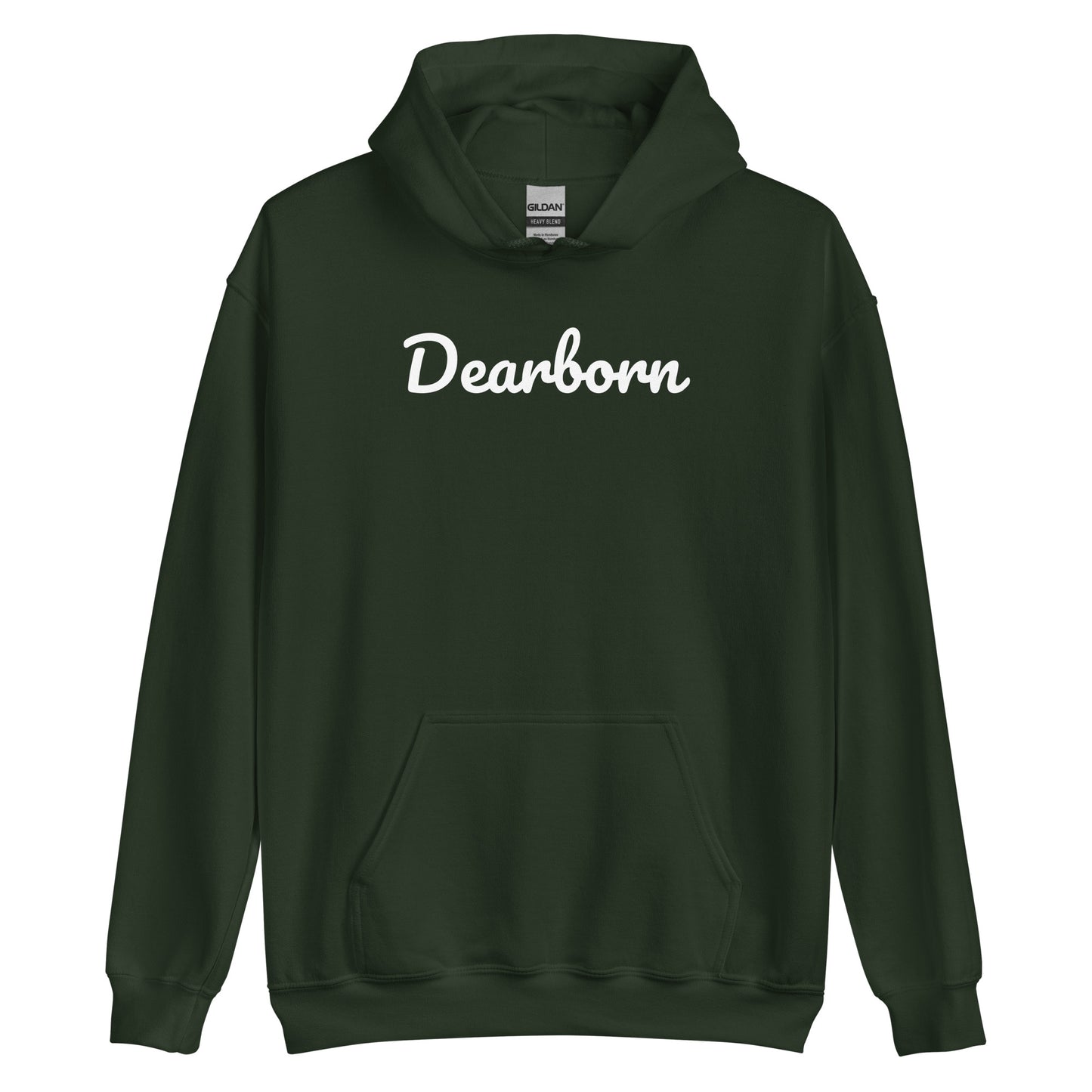 Dearborn Michigan Solo Script Unisex Hoodie