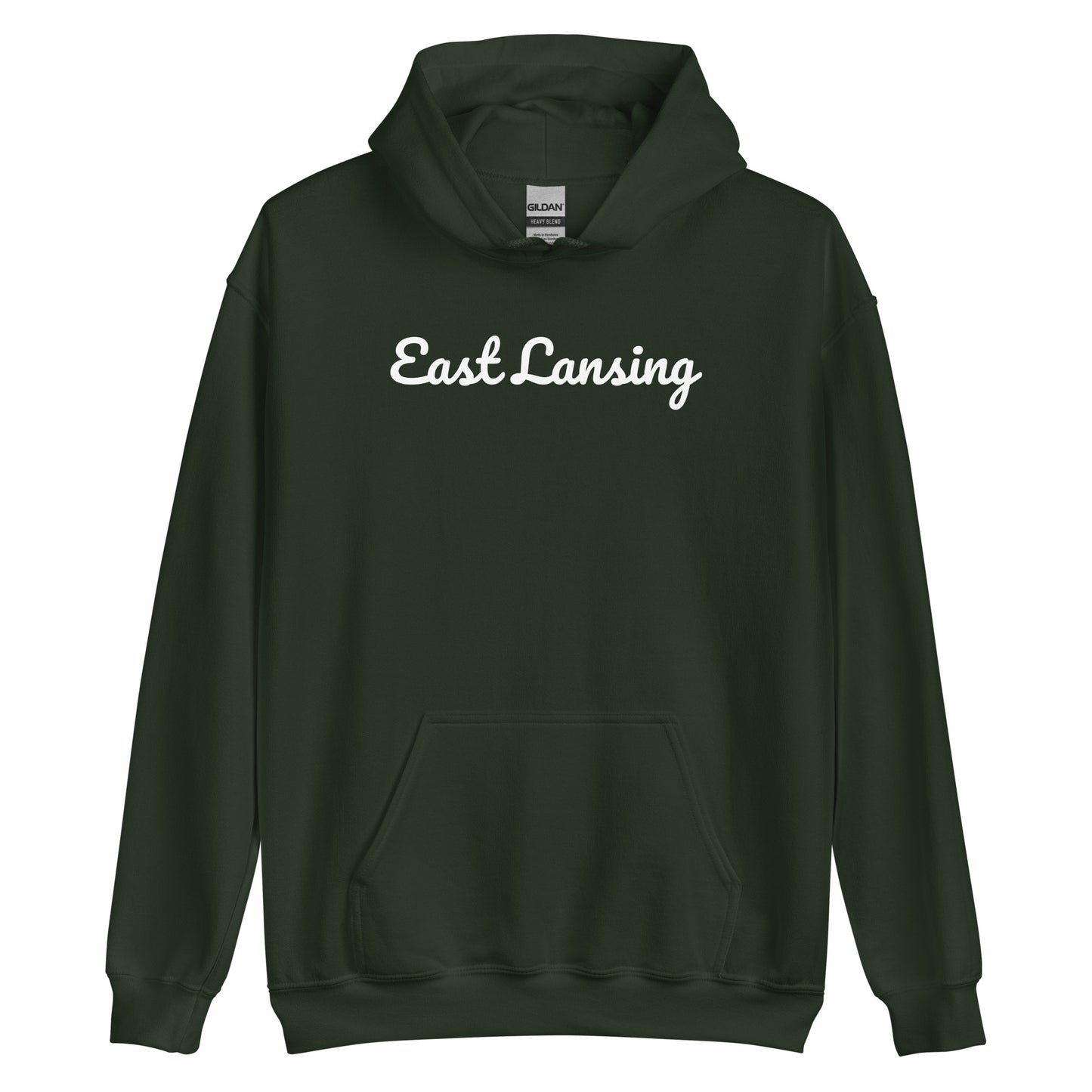 East Lansing Michigan Solo Script Unisex Hoodie