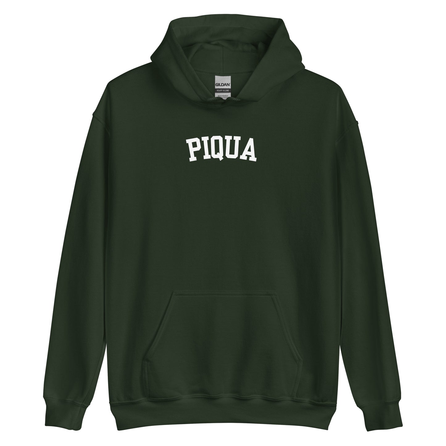 Piqua Ohio Block Solo Unisex Hoodie