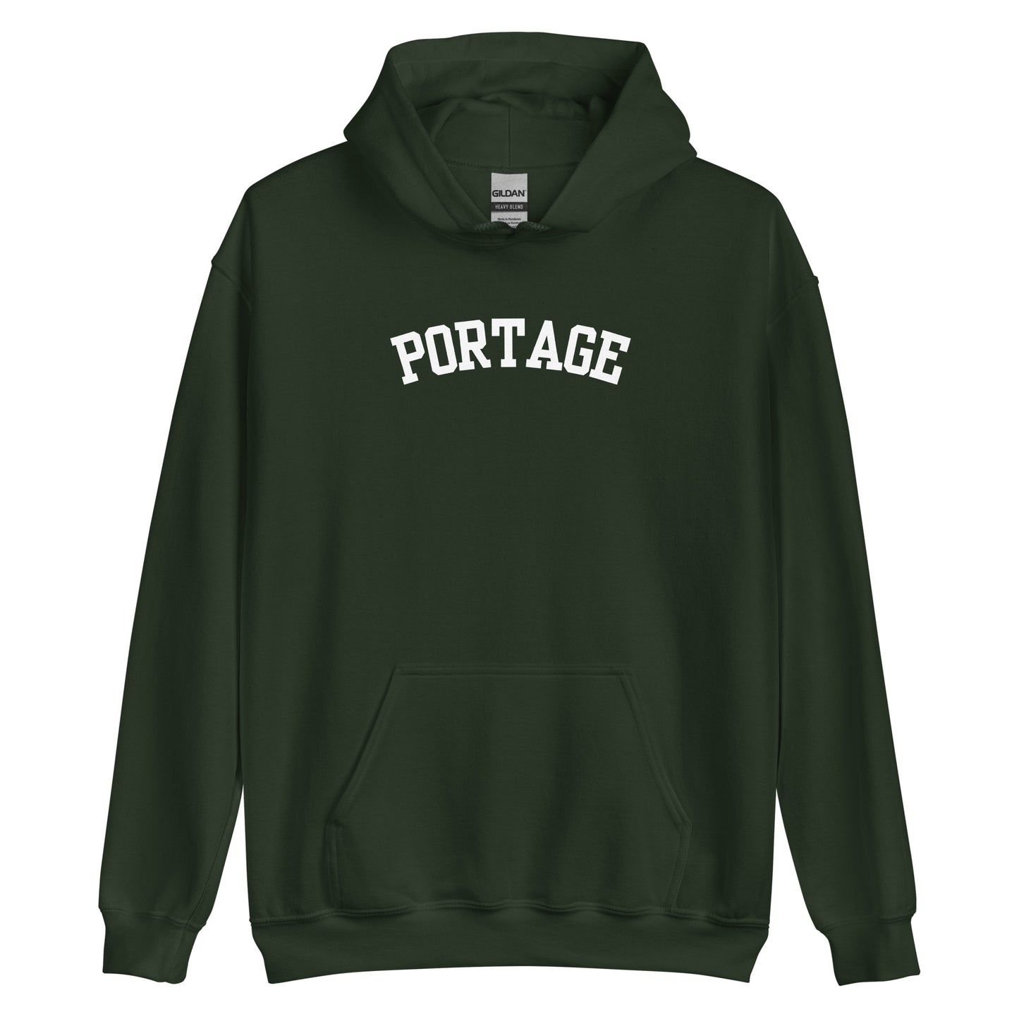 Portage Michigan Block Solo Unisex Hoodie