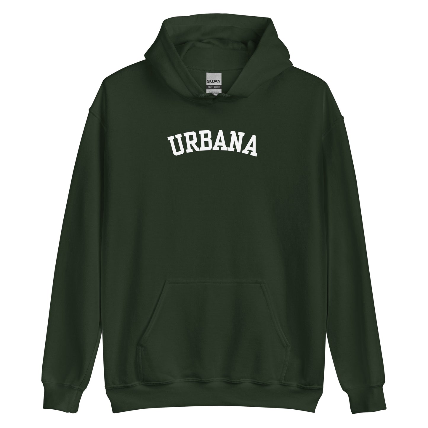 Urbana Ohio Block Solo Unisex Hoodie
