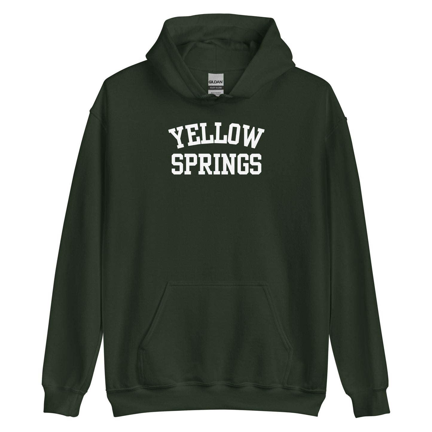 Yellow Springs Ohio Block Solo Unisex Hoodie