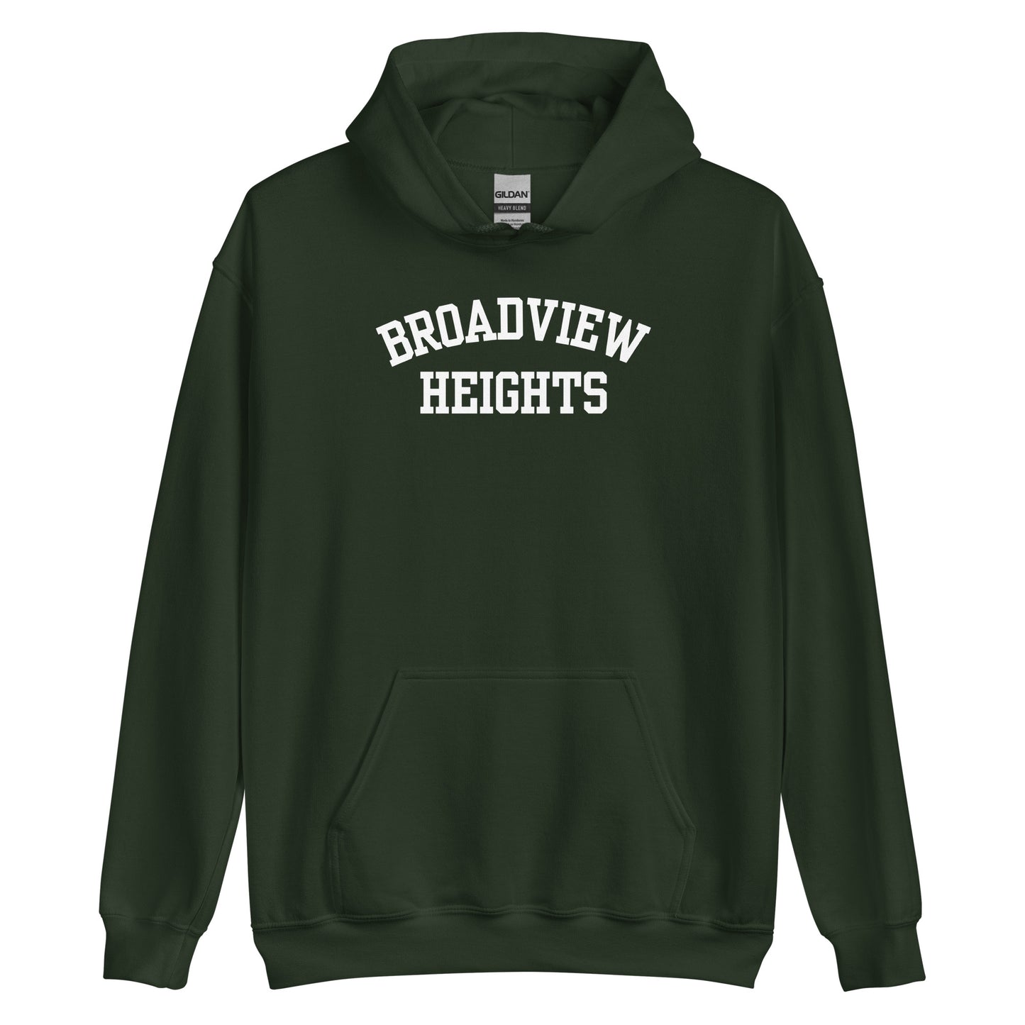 Broadview Heights Ohio Block Solo Unisex Hoodie