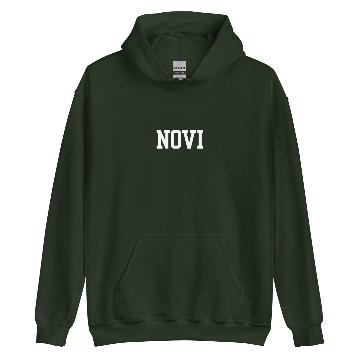 Novi, Michigan Solo Block Unisex Hoodie