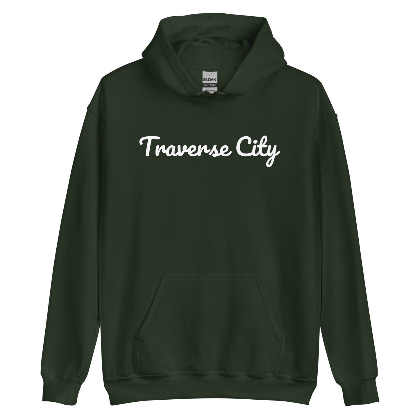 Traverse City, Michigan Solo Script Unisex Hoodie