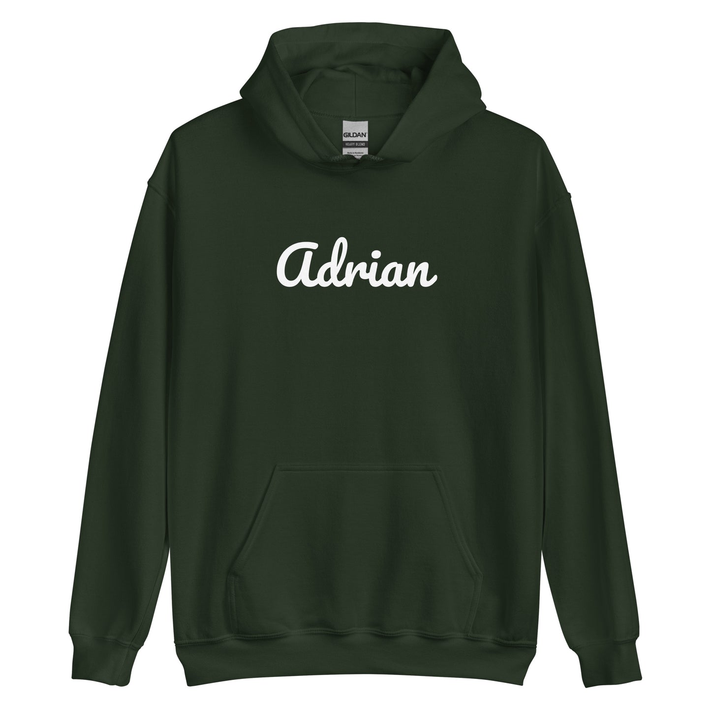 Adrian, Michigan Solo Script Unisex Hoodie