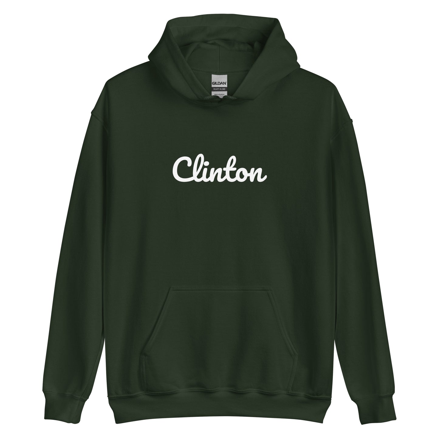Clinton, Michigan Solo Script Unisex Hoodie