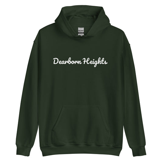 Dearborn Heights, Michigan Solo Script Unisex Hoodie