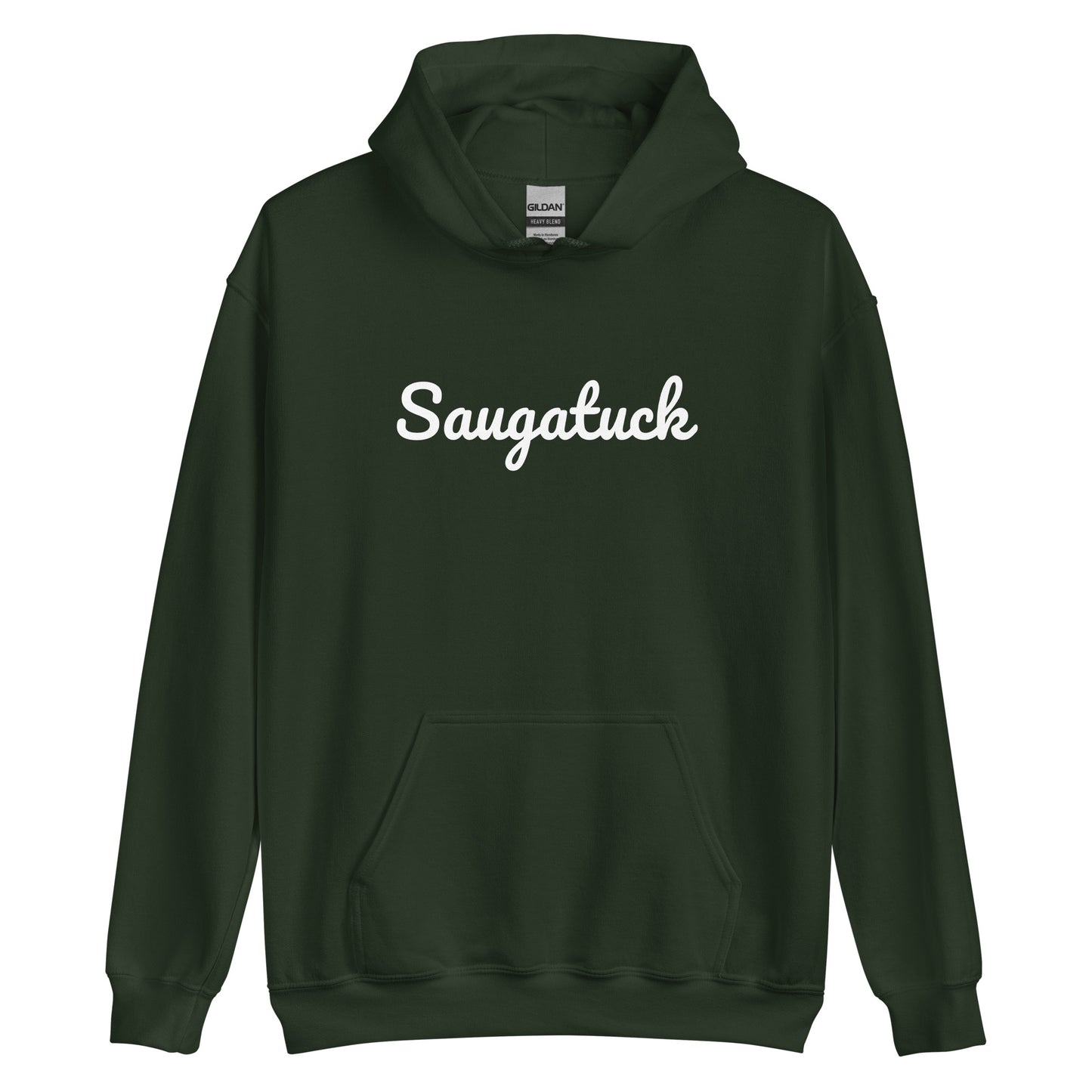 Saugatuck, Michigan Solo Script Unisex Hoodie