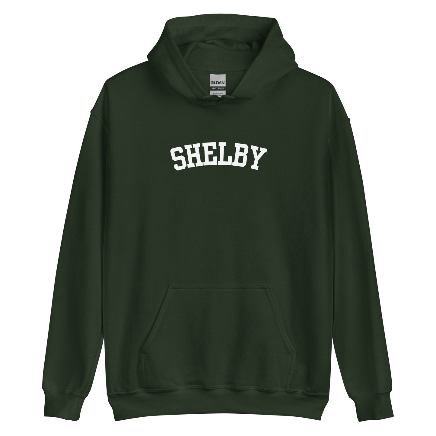 Shelby, Michigan Block Solo Unisex Hoodie