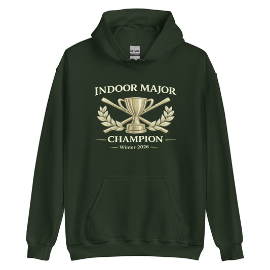 Indoor Major Champion Golf Simulator Unisex Hoodie