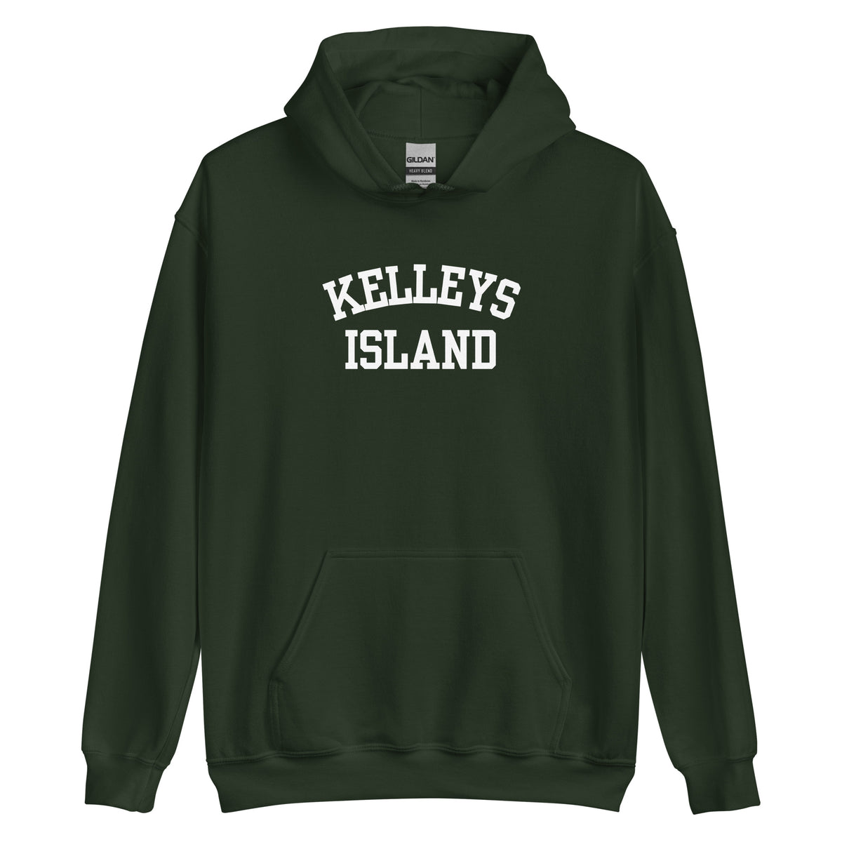 Kelleys Island Lake Erie Ohio Block Solo Unisex Hoodie