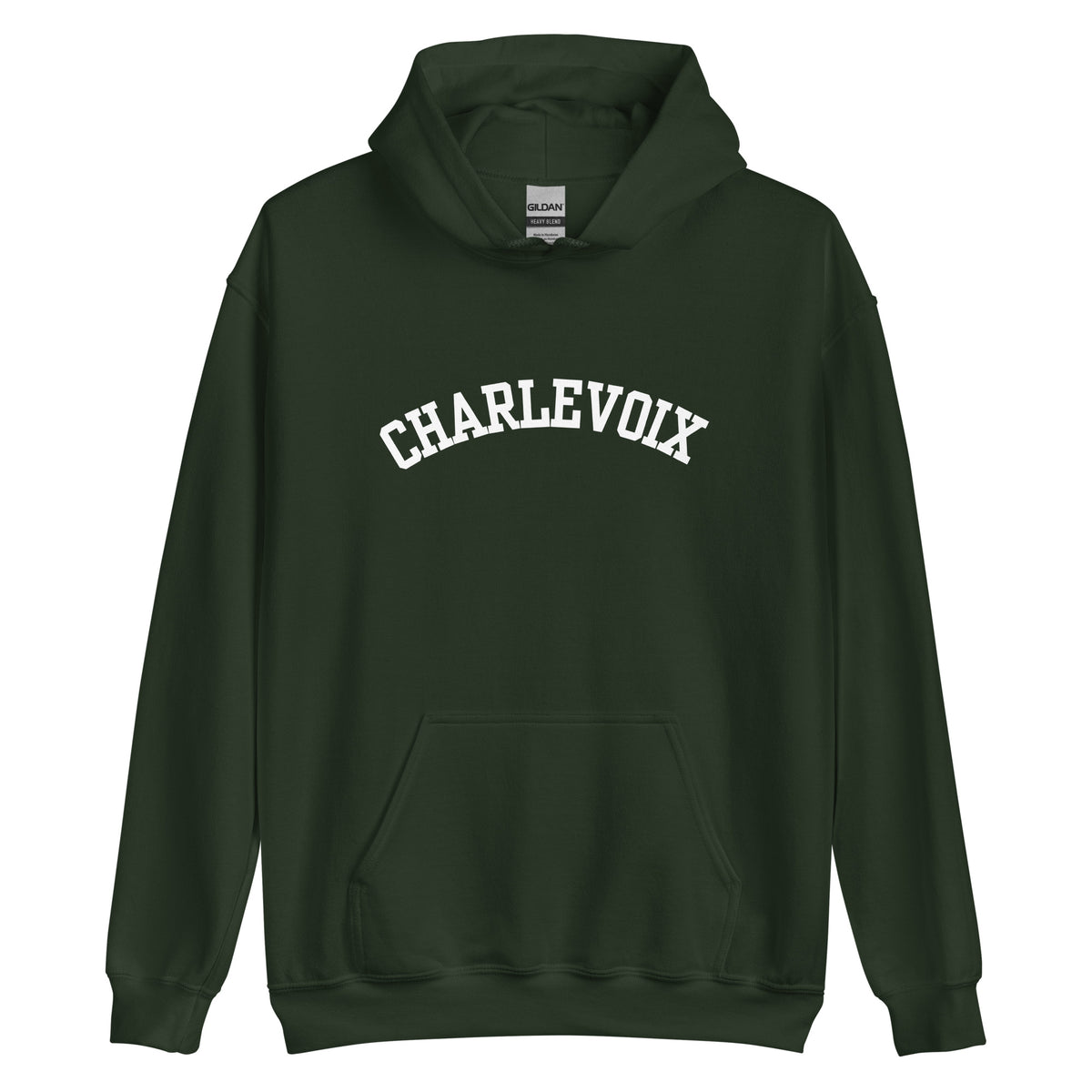 Charlevoix Michigan Block Solo Unisex Hoodie