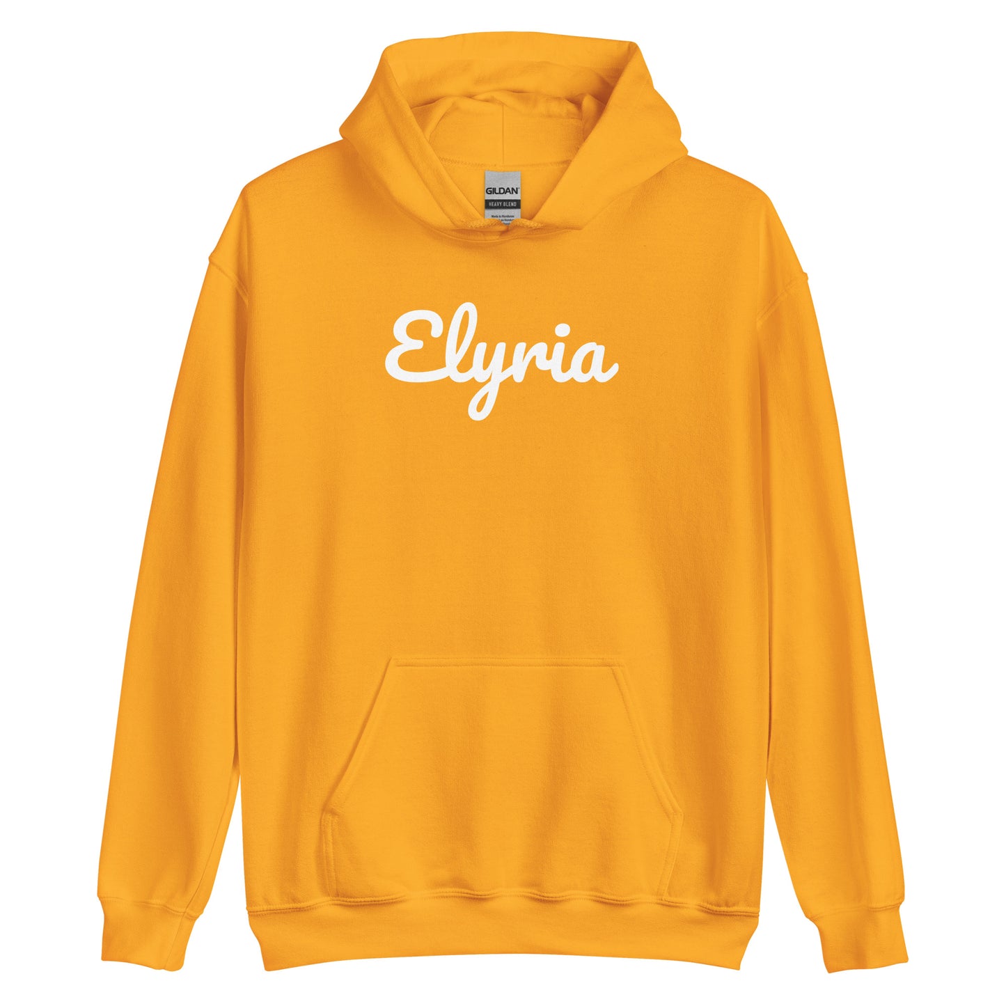 Elyria Ohio Solo Script Unisex Hoodie