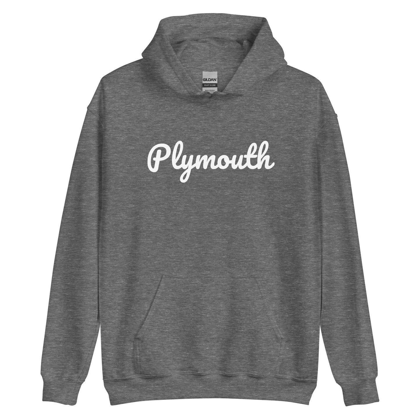 Plymouth, Michigan, Solo Script Unisex Hoodie
