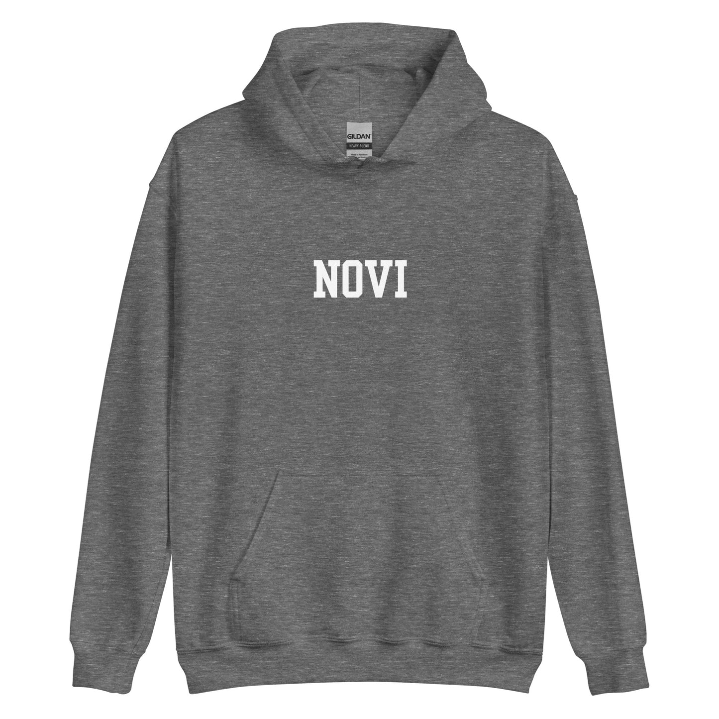 Novi, Michigan Solo Block Unisex Hoodie