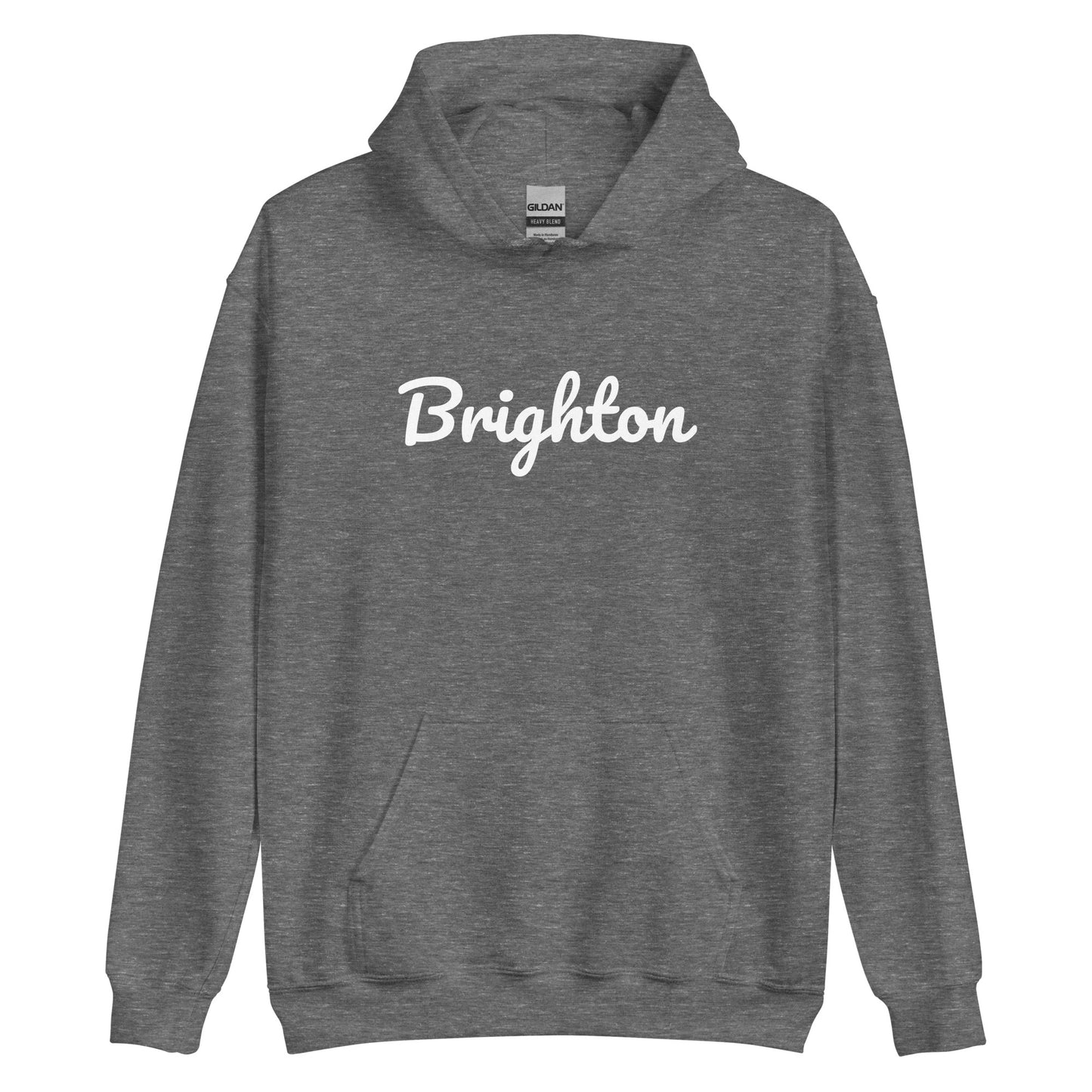 Brighton, Michigan Solo Script Unisex Hoodie