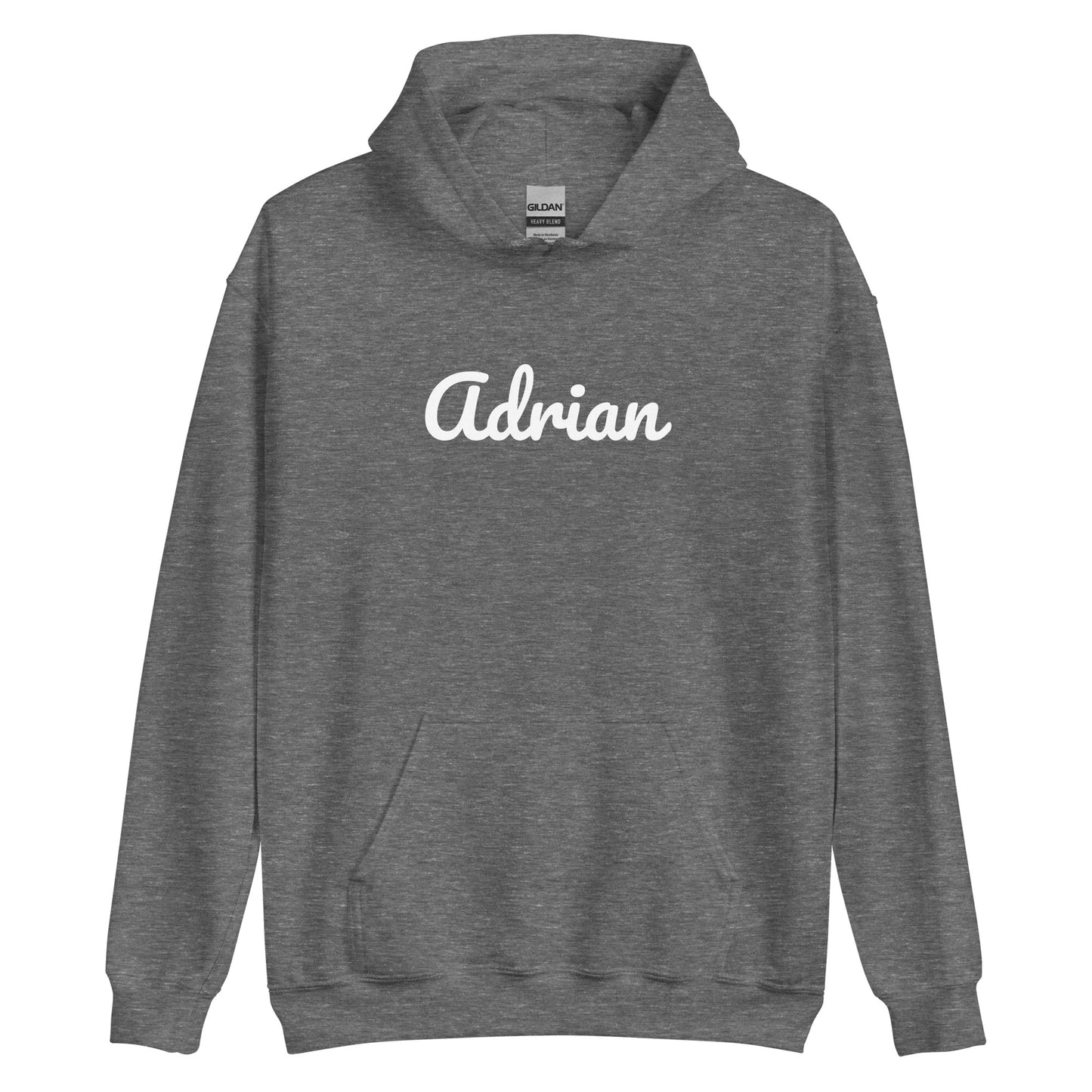 Adrian, Michigan Solo Script Unisex Hoodie