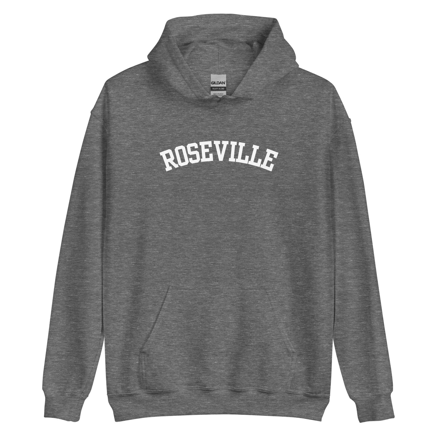 Roseville, Michigan Block Solo Unisex Hoodie