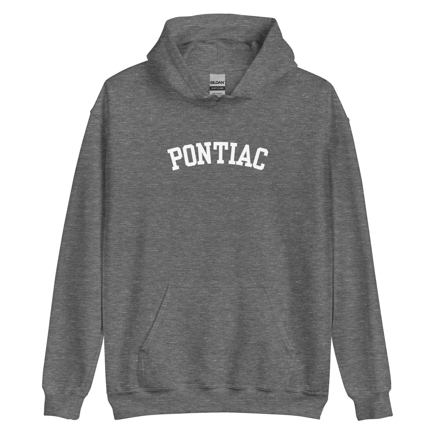 Pontiac, Michigan Block Solo Unisex Hoodie