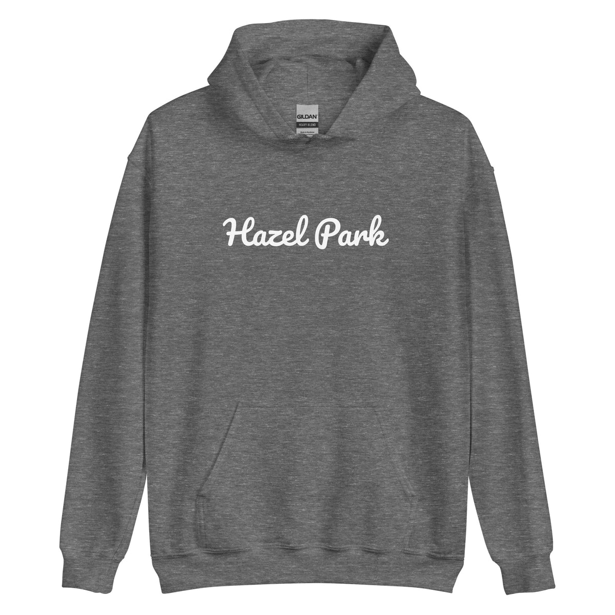 Hazel Park, Michigan Unisex Hoodie - Solo Script
