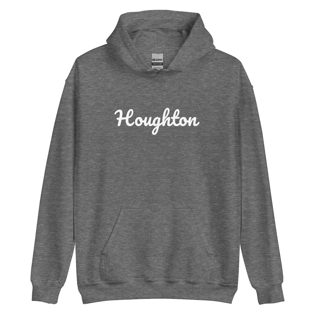 Houghton, Michigan Unisex Hoodie - Solo Script