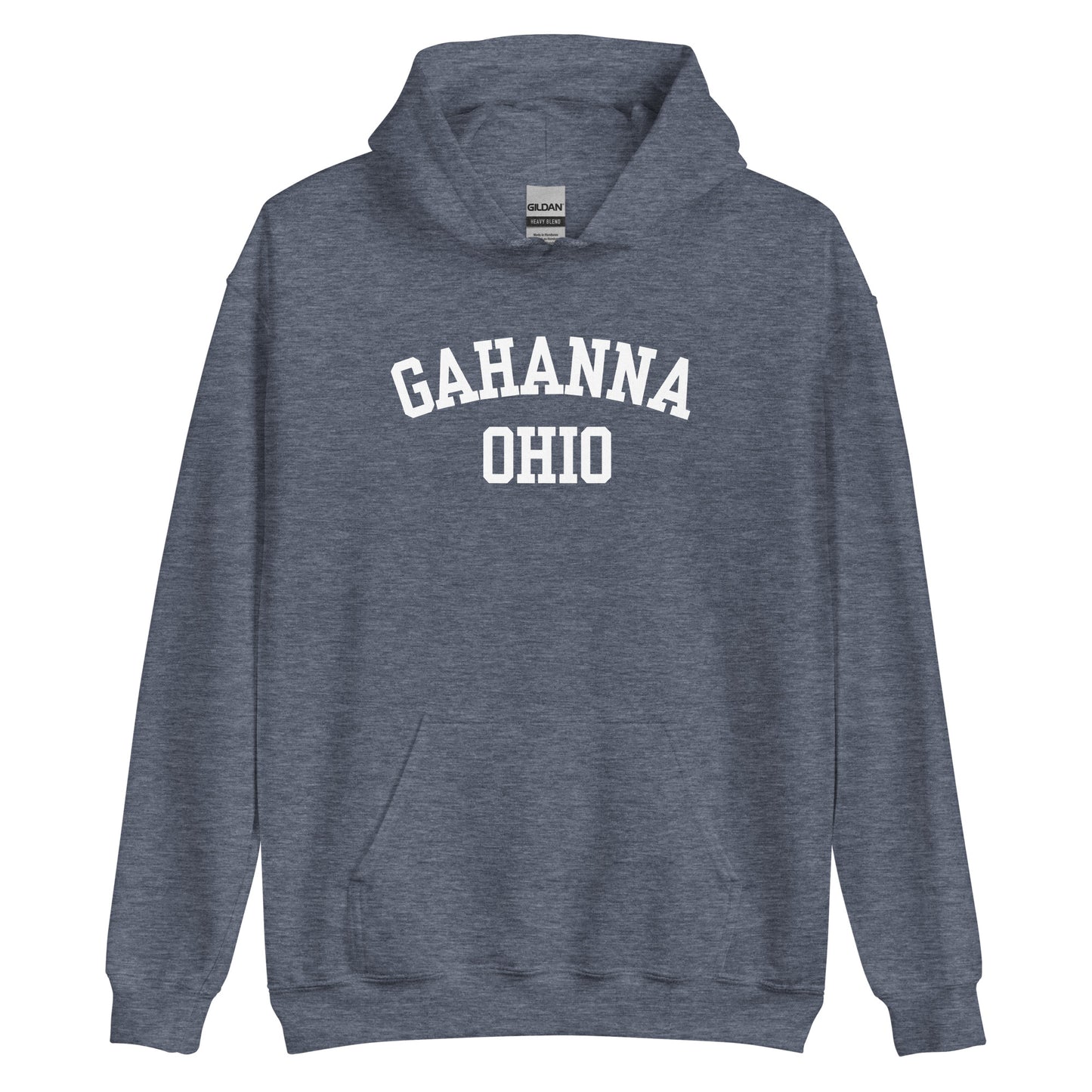 Gahanna Ohio Block Unisex Hoodie