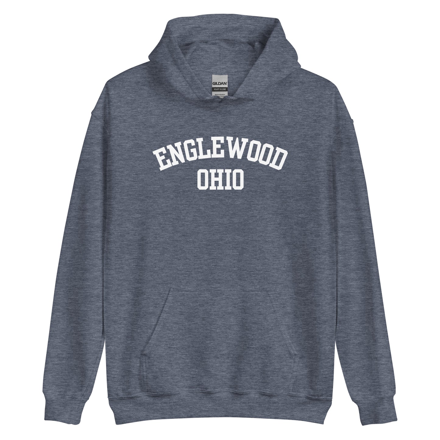Englewood Ohio Block Unisex Hoodie