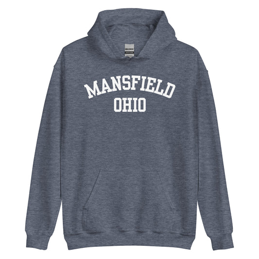 Mansfield Ohio Block Unisex Hoodie