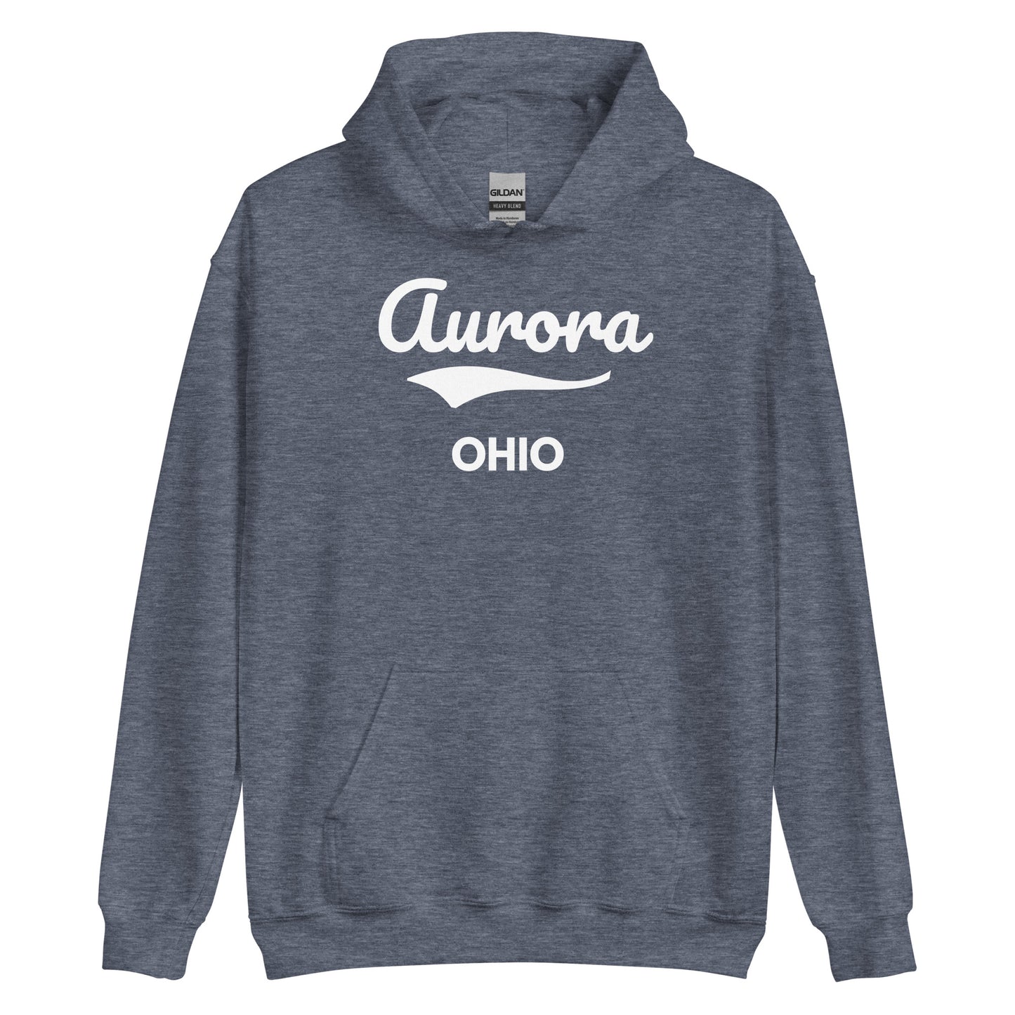 Aurora Ohio Script Unisex Hoodie