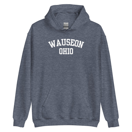Wauseon Ohio Block Unisex Hoodie