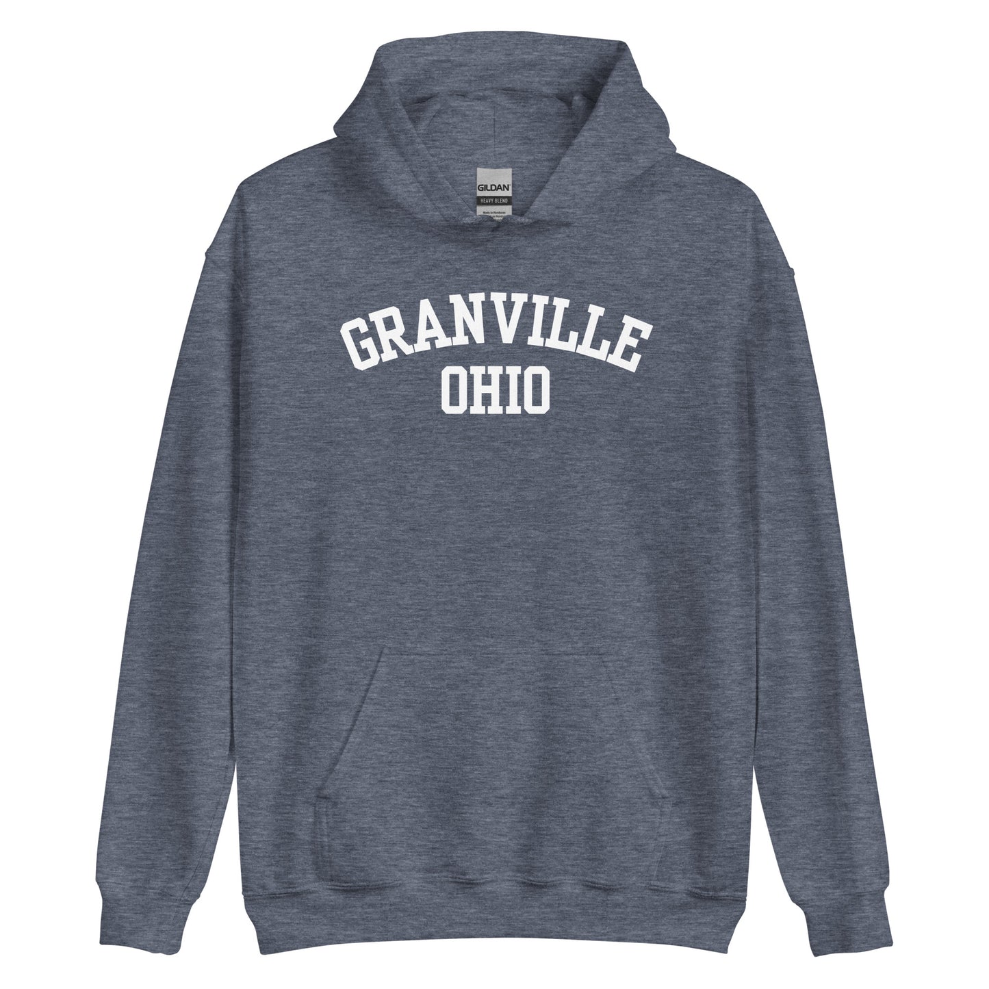 Granville, Ohio Block Unisex Hoodie