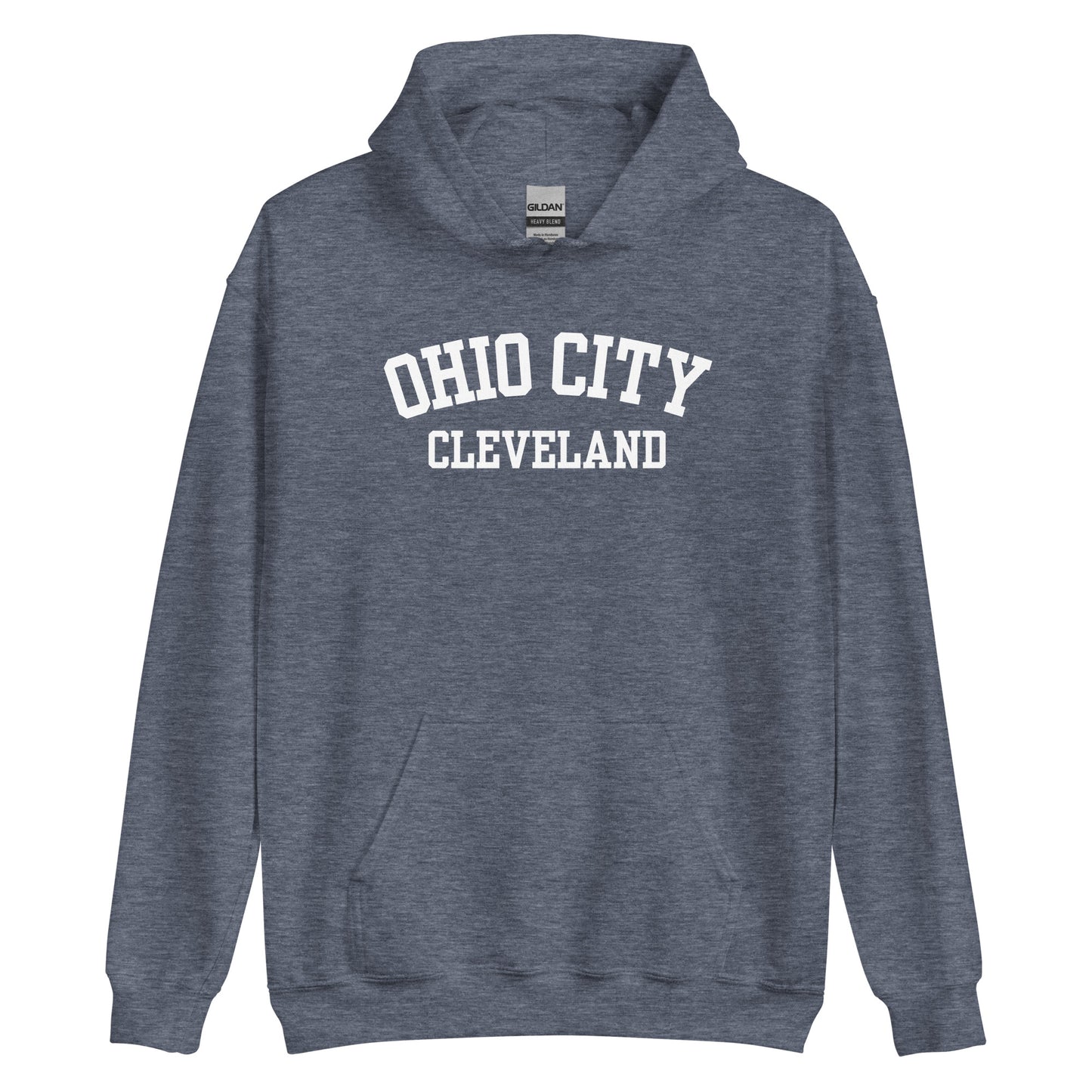 Ohio City Cleveland Block Unisex Hoodie