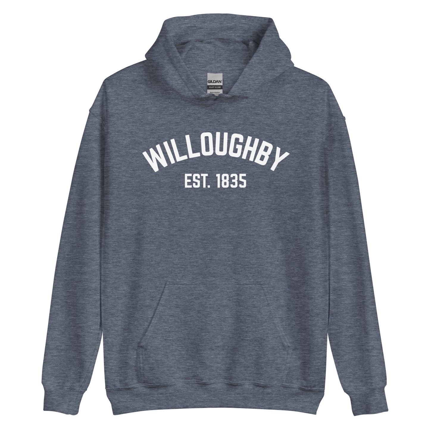 Willoughby Ohio Block Unisex Hoodie