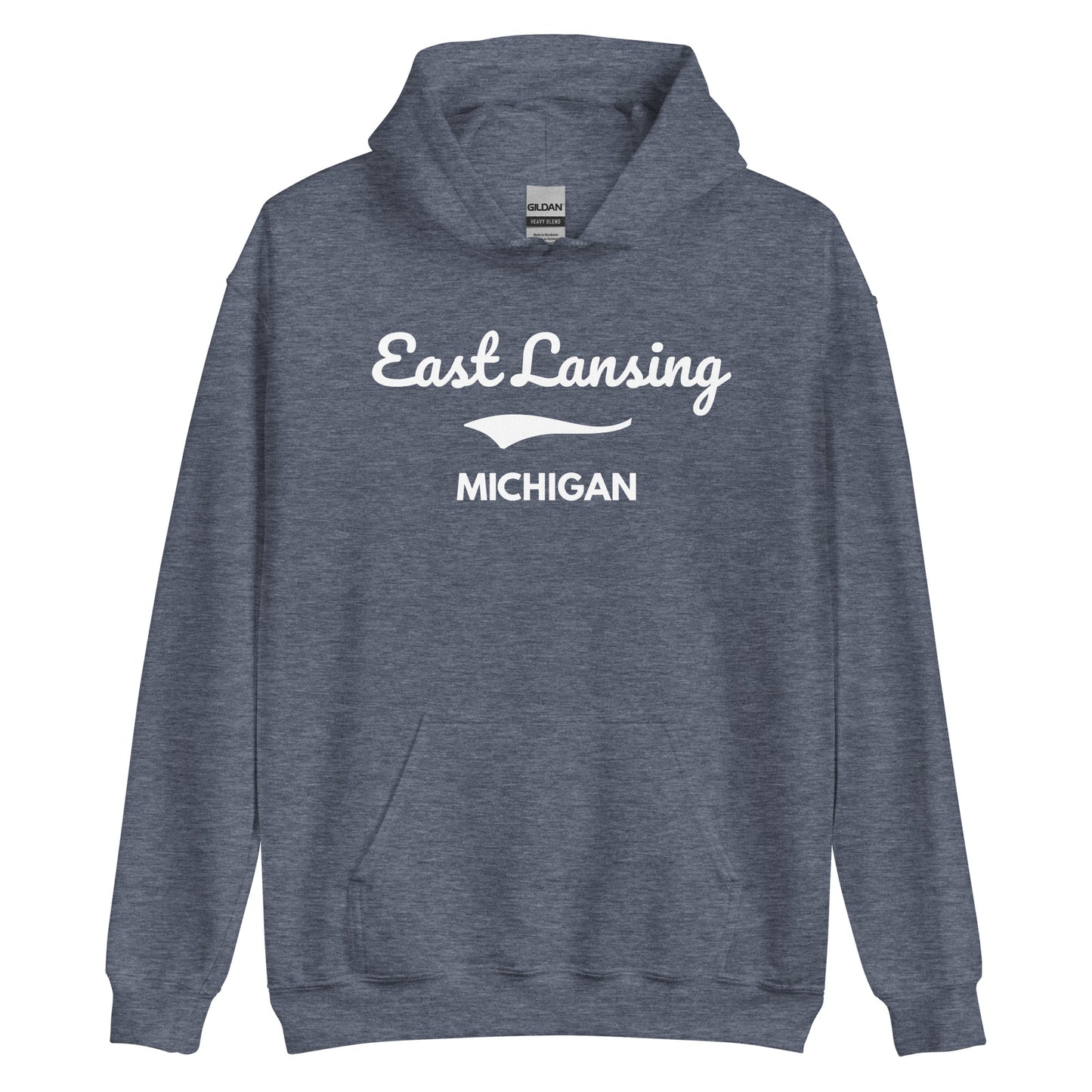 East Lansing Michigan Script Unisex Hoodie