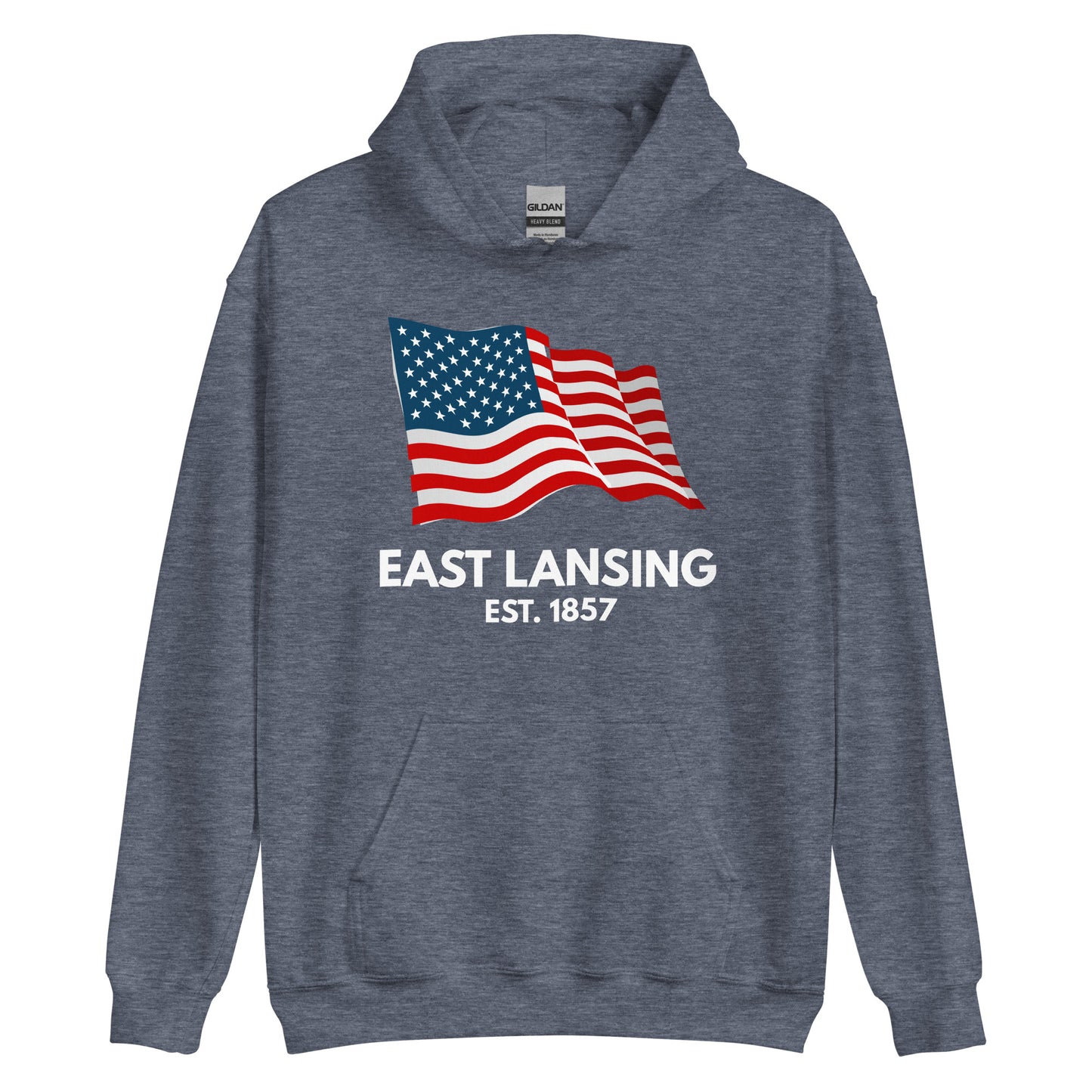 East Lansing Michigan Fourth of July Unisex Hoodie