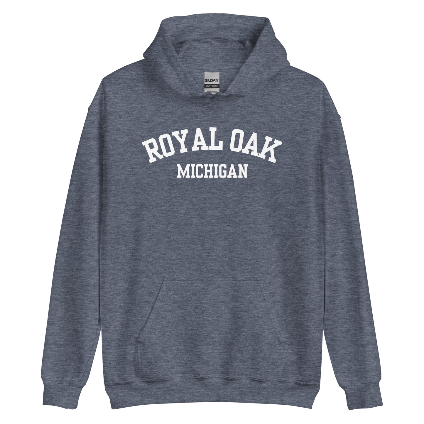 Royal Oak Michigan Block Unisex Hoodie