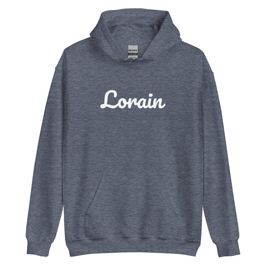 Lorain Ohio Solo Script Unisex Hoodie