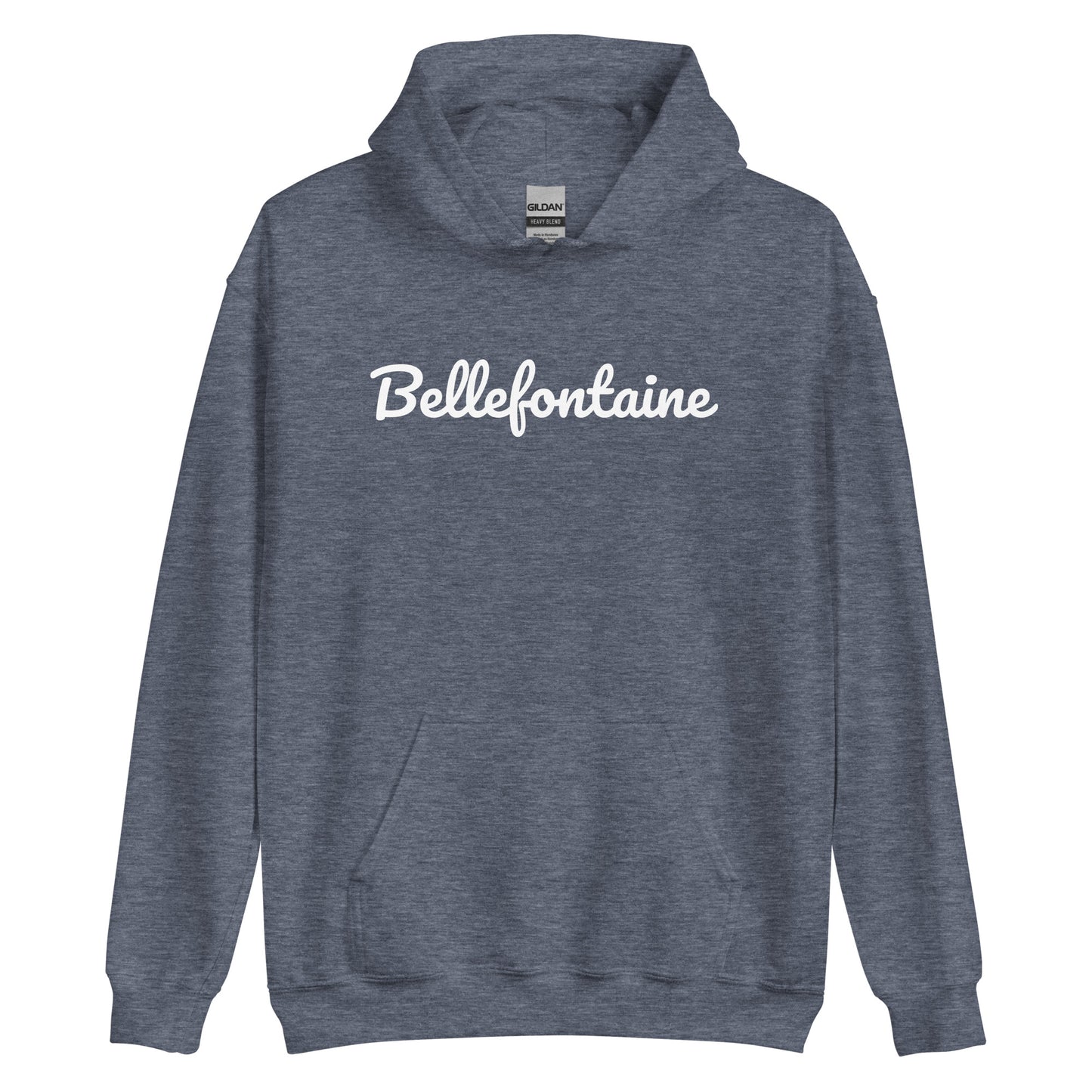 Bellefontaine Ohio Solo Script Unisex Hoodie