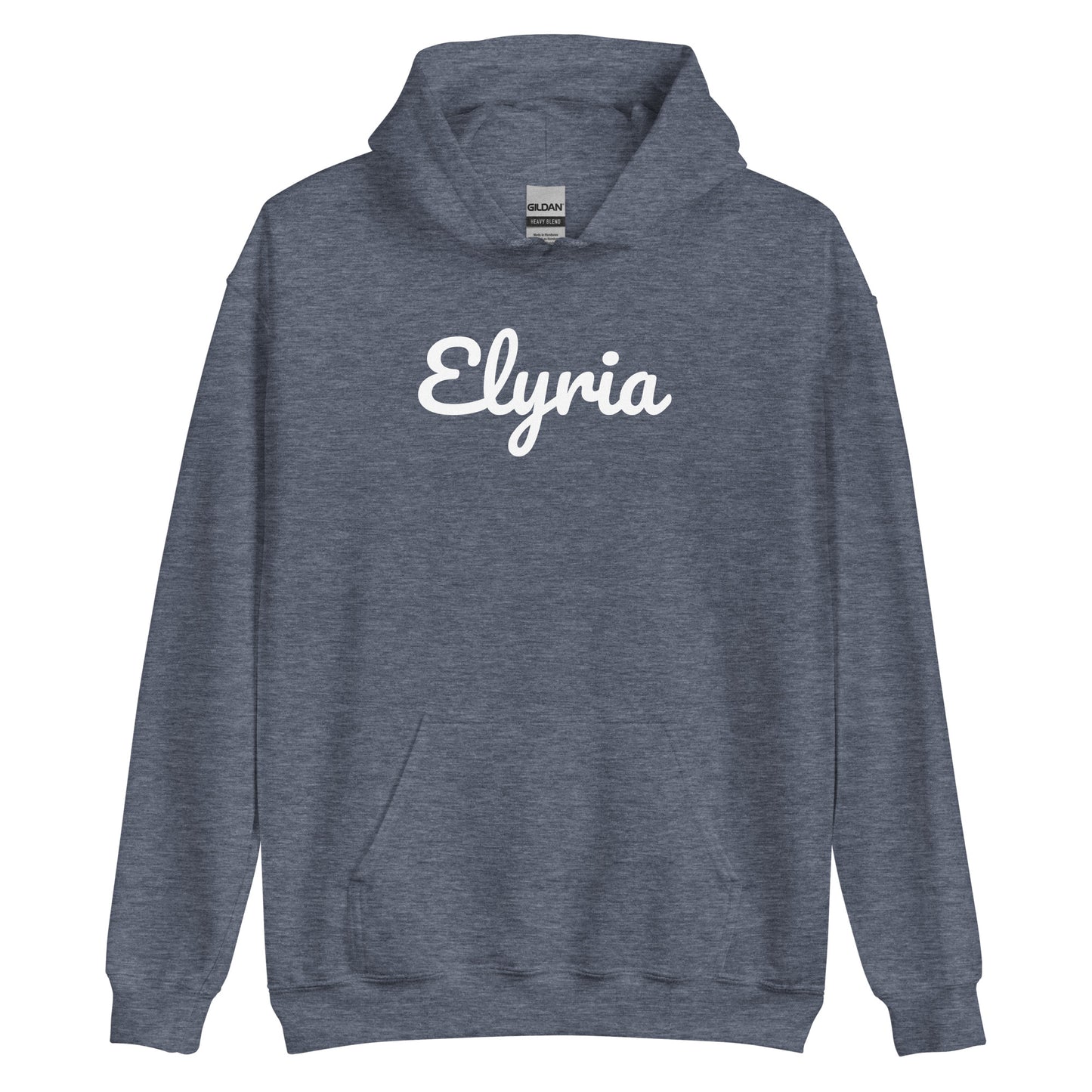 Elyria Ohio Solo Script Unisex Hoodie