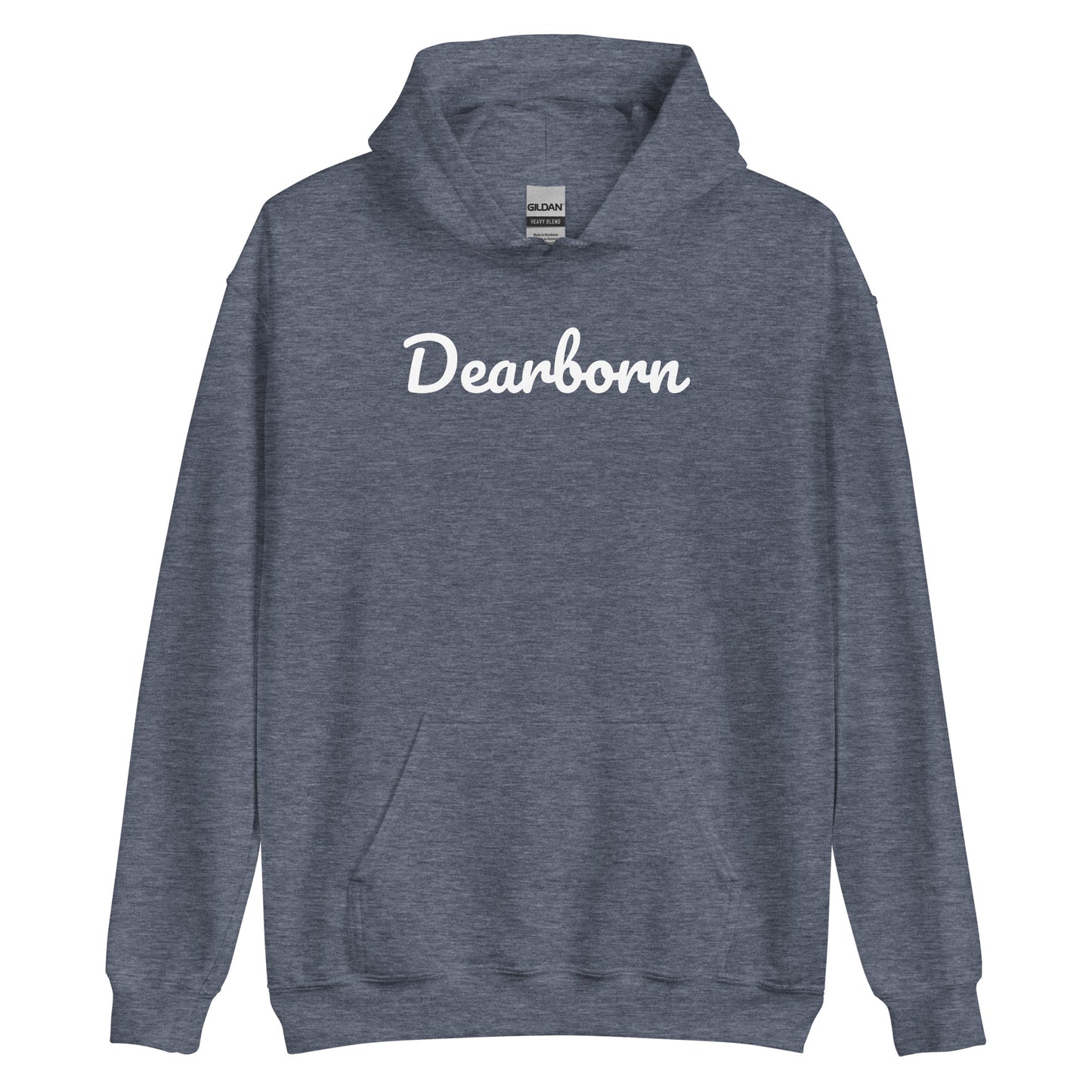 Dearborn Michigan Solo Script Unisex Hoodie