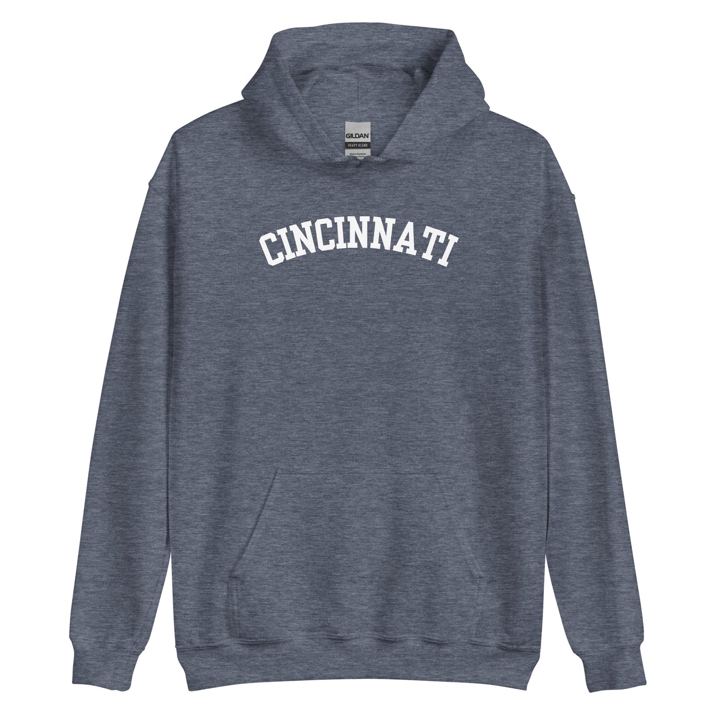 Cincinnati Ohio Block Solo Unisex Hoodie