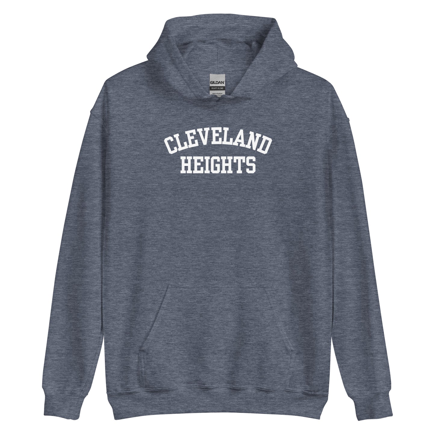 Cleveland Heights Ohio Block Solo Unisex Hoodie