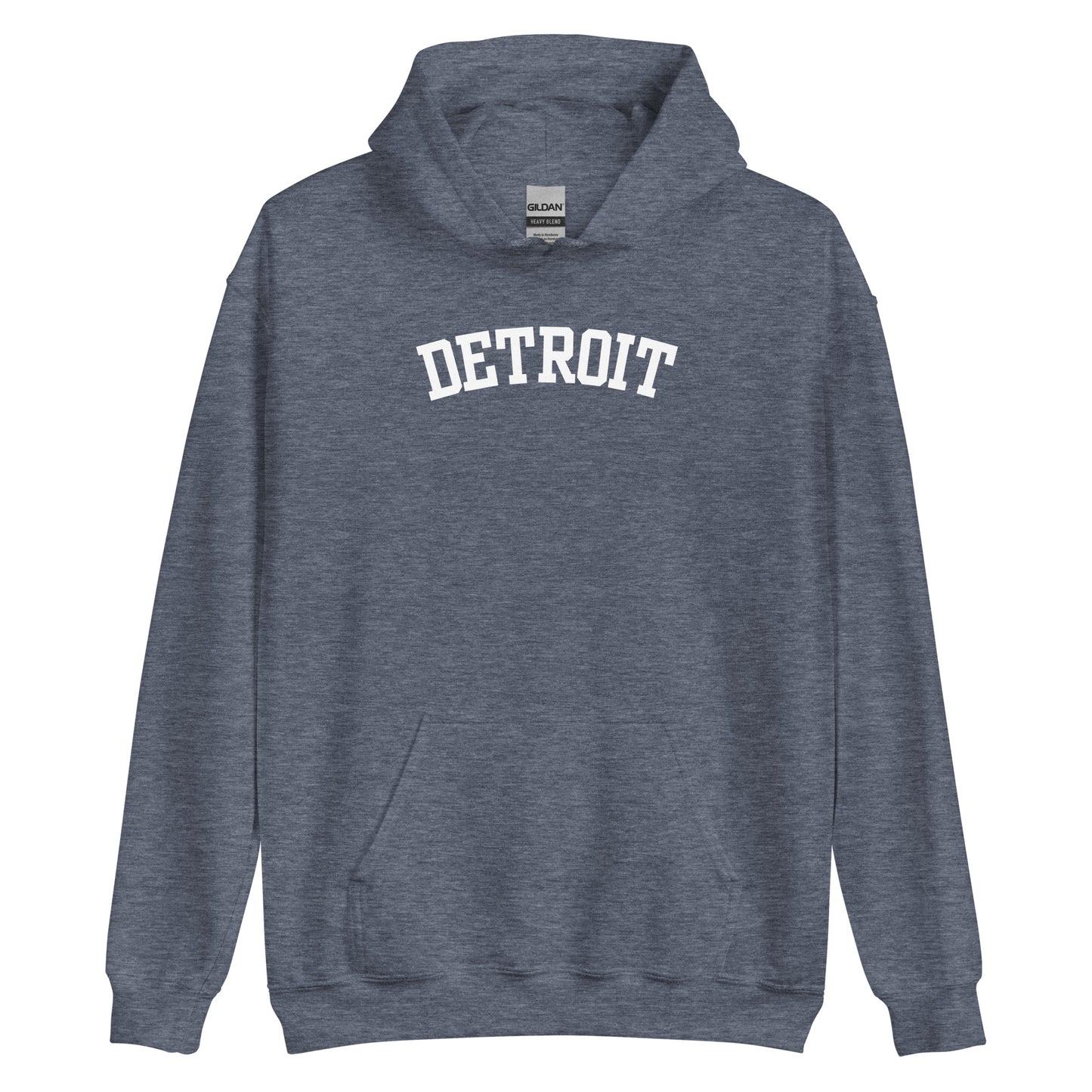 Detroit Michigan Block Solo Unisex Hoodie