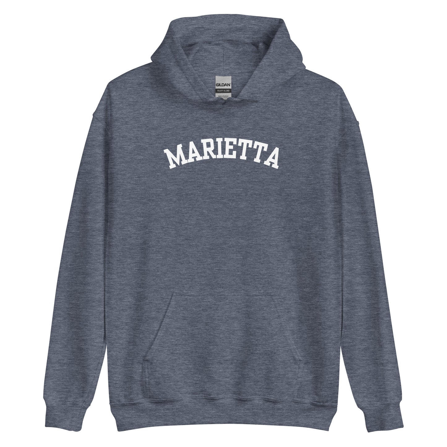 Marietta Ohio Block Solo Unisex Hoodie