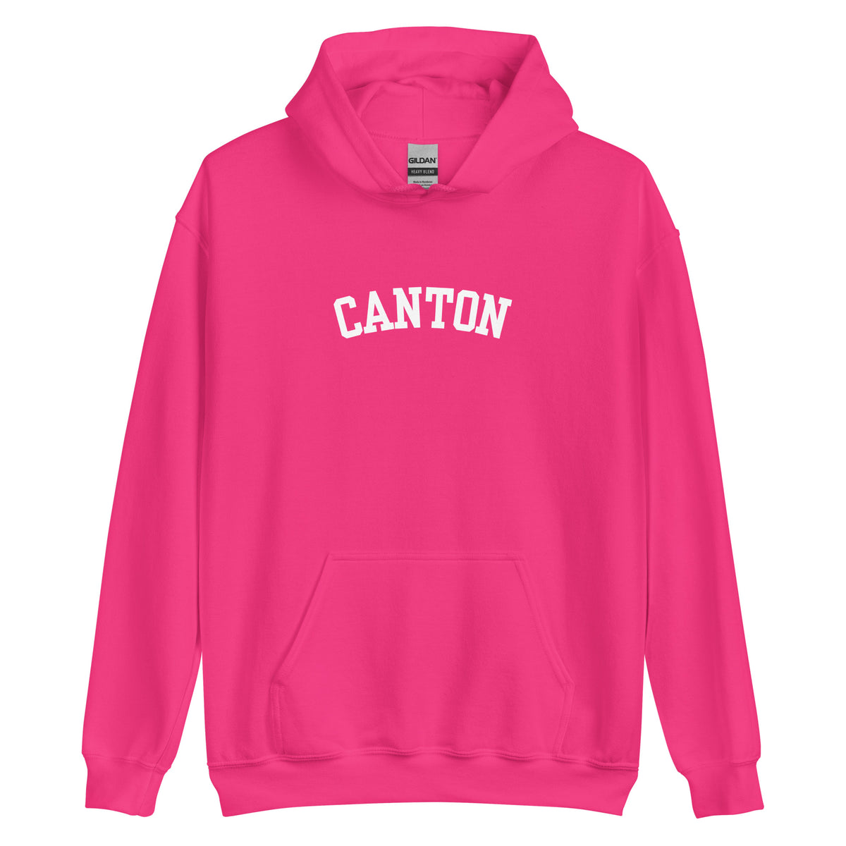 Canton Illinois Block Solo Unisex Hoodie